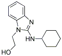 2-[2-(CYCLOHEXYLAMINO)-1H-BENZIMIDAZOL-1-YL]ETHANOL Struktur