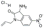 1-ALLYL-3-AMINO-5-NITRO-1,3-DIHYDRO-INDOL-2-ONE HYDROCHLORIDE Struktur