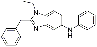 (2-BENZYL-1-ETHYL-1H-BENZOIMIDAZOL-5-YL)-PHENYL-AMINE Struktur