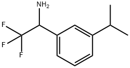 2,2,2-TRIFLUORO-1-(3-ISOPROPYL-PHENYL)-ETHYLAMINE Struktur