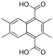 2,3,6,7-TETRAMETHYL-NAPHTHALENE-1,4-DICARBOXYLIC ACID Struktur