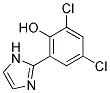 2,4-DICHLORO-6-(1H-IMIDAZOL-2-YL)-PHENOL Struktur