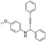 (1,3-DIPHENYL-PROP-2-YNYL)-(4-METHOXY-PHENYL)-AMINE Struktur