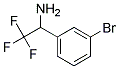 1-(3-BROMO-PHENYL)-2,2,2-TRIFLUORO-ETHYLAMINE Struktur