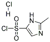 2-METHYL-1H-IMIDAZOLE-5-SULFONYL CHLORIDE HYDROCHLORIDE Struktur