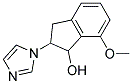 2-IMIDAZOL-1-YL-7-METHOXY-INDAN-1-OL Struktur