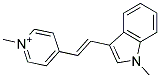 1-METHYL-4-[(E)-2-(1-METHYL-1H-INDOL-3-YL)-VINYL]-PYRIDINIUM Struktur