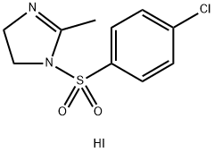 1-[(4-CHLOROPHENYL)SULFONYL]-2-METHYL-4,5-DIHYDRO-1H-IMIDAZOL-3-IUM IODIDE Struktur