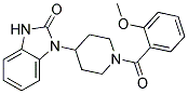 1-[1-(2-METHOXYBENZOYL)PIPERIDIN-4-YL]-1,3-DIHYDRO-2H-BENZIMIDAZOL-2-ONE Struktur