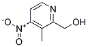 2-Hydroxymethyl-4-nitro-3-methylpyridine Struktur