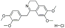 1-(3,4-Dimethoxybenzyl)-6,7-Dimethoxy-3,4-Dihydro-iso-Quinoline Hydrochloride Struktur