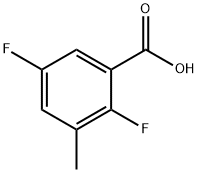 2,5-Difluoro-3-Methylbenzoic Acid Struktur