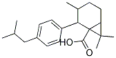 2-(4-isobutylphenyl)crylic acid Struktur