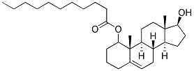 1-androstenediol undecanoate Struktur