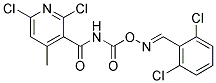 (2,6-dichloro-4-methylpyridin-3-yl){[({[(2,6-dichlorophenyl)methylene]amino}oxy)carbonyl]amino}methanone Struktur