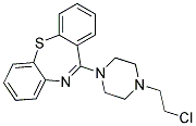 11-[4-(2-CHLORO-ETHYL)-PIPERAZIN-1-YL]-DIBENZO[B,F][1,4]THIAZEPINE Struktur