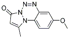 1-METHYL-8-METHOXY-3H-PYRAZOLO[1,2-A]BENZO[1,2,3,4]-TETRAZIN-3-ONE Struktur