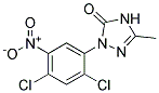 2-(2,4-DICHLORO-5-NITRO-PHENYL)-5-METHYL-2,4-DIHYDRO-[1,2,4]TRIAZOL-3-ONE Struktur