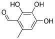 2,3,4-TRIHYDROXY-6-METHYL-BENZALDEHYDE Struktur