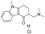 1,2,3,9-Tetrahydro-9-Methyl-3-(Dimethylamino Methyl)-4H-Carbazole-4-ONE HCL Struktur