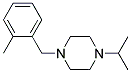 1-Isopropyl-4-(2-Methylbenzyl)Piperazine Struktur