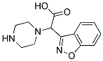 1,2-Benzisoxazol-3-Yl(Piperazin-1-Yl)AceticAcid Struktur