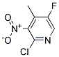 2-CHLORO-3-NITRO-5-FLUORO-4-PICOLINE Struktur