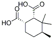 (1A,2A,4B)-3,3,4-TRIMETHYL-1,2-CYCLOHEXANEDICARBOXYLICACID Struktur