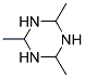 2,4,6-TRIMETHYLHEXAHYDRO-1,3,5-TRIAZINE Struktur