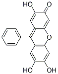 2,6,7-TRIHYDROXY-9-PHENYL-3-XANTHENONE Struktur