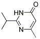 2-ISOPROPYL-6-METHYL-4(3H)-PYRIMIDINONE Struktur