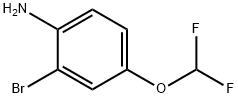 2-Bromo-4-(difluoromethoxy)aniline Struktur