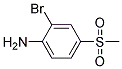 2-Bromo-4-methylsulfonylaniline Struktur