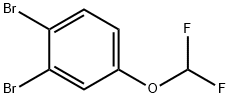 1,2-Dibromo-4-(difluoromethoxy)benzene Struktur