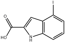 4-Iodo-1H-indole-2-carboxylic acid Struktur