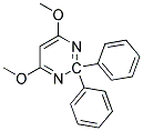 2,2-DIPHENYL-4,6-DIMETHOXYPYRIMIDINE Struktur