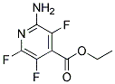 2-AMINO-3,5,6-TRIFLUORO-4-PYRIDINECARBOXYLIC ACID ETHYL ESTER Struktur