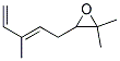 2,2-DIMETHYL-3-(3-METHYL-2,4-PENTADIENYL)-OXIRANE Struktur