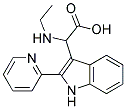 2-(ETHYLAMINO)-2-(2-(PYRIDIN-2-YL)-1H-INDOL-3-YL)ACETIC ACID Struktur