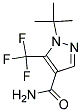 1-TERT-BUTYL-5-(TRIFLUOROMETHYL)-1H-PYRAZOLE-4-CARBOXAMIDE Struktur