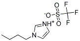 1-BUTYLIMIDAZOLIUM TRIFLUOROMETHANESULFONATE Struktur