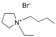 1-BUTYL-1-ETHYLPYRROLIDINIUM BROMIDE Struktur