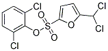 2,6-DICHLOROPHENYL 5-(DICHLOROMETHYL)FURAN-2-SULFONATE, TECH Struktur