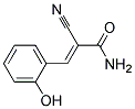 2-CYANO-3-(2-HYDROXYPHENYL)ACRYLAMIDE, TECH Struktur