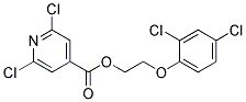 2-(2,4-DICHLOROPHENOXY)ETHYL 2,6-DICHLOROISONICOTINATE, TECH Struktur