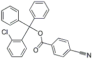 2-CHLOROTRITYL 4-CYANOBENZOIC ACID Struktur