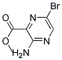 2-AMINO-5-BROMOPYRAZINE-3-CARBOXYLIC ACID, METHYL ESTER Struktur