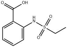 2-(ETHANESULPHONYLAMINO)BENZOIC ACID Struktur