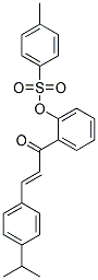 2-[3-(4-ISOPROPYLPHENYL)ACRYLOYL]PHENYL 4-METHYLBENZENE-1-SULPHONATE Struktur