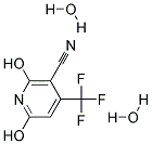 2,6-DIHYDROXY-4-(TRIFLUOROMETHYL)NICONTINONITRILE DIHYDRATE Struktur